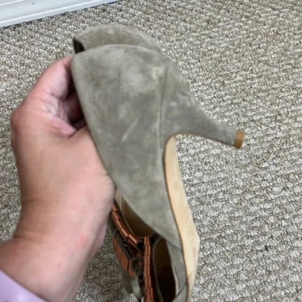 Kennel & Schmenger Heels Women's Size 9 gray brown - Picture 4 of 12